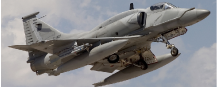 A-4 Skyhawk attack aircraft in flight